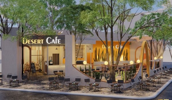 dự án thiết kế desert cafe