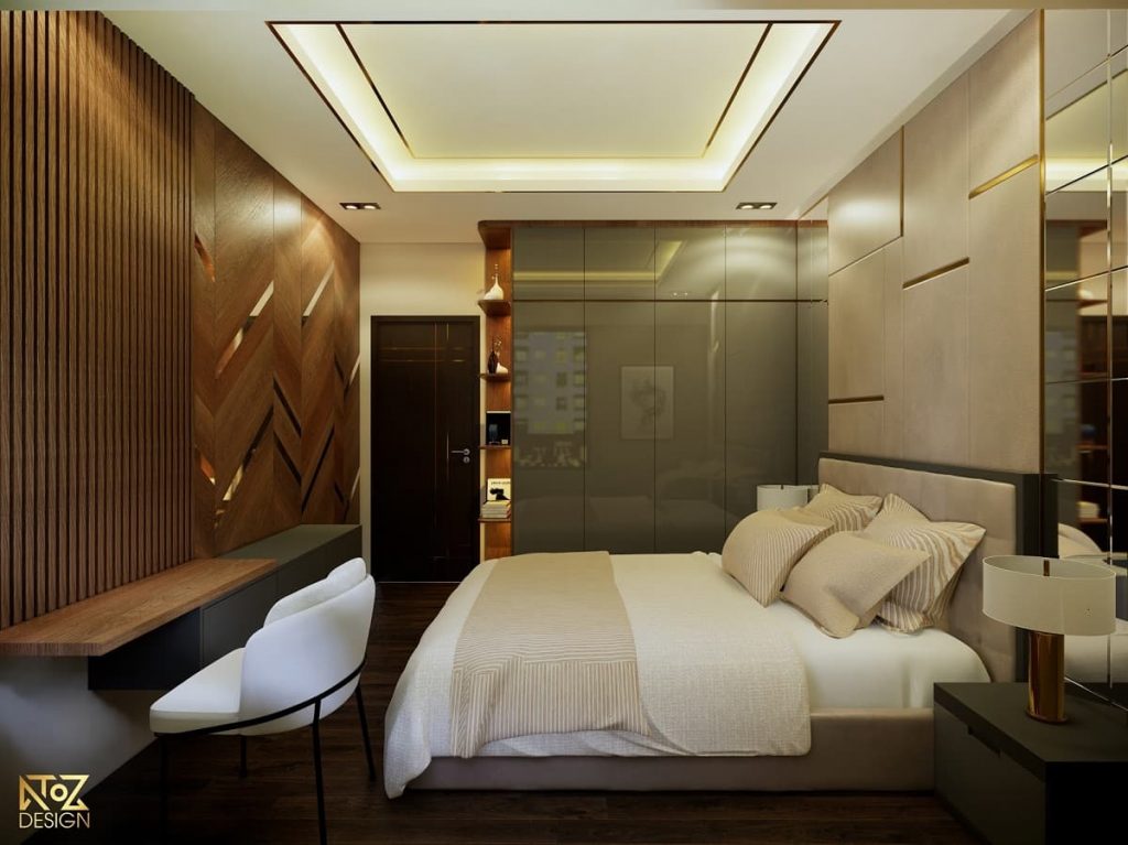 Không gian phòng ngủ hiện đại của căn hộ Masteri An Phú - Quận 2